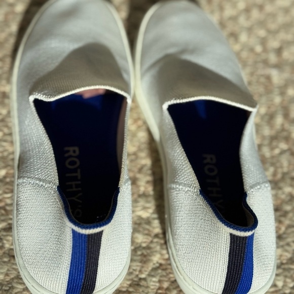 Rothy\'s The Original Slip On Sneaker Womens Size 7.5 White Casual Knit Shoes main image 8